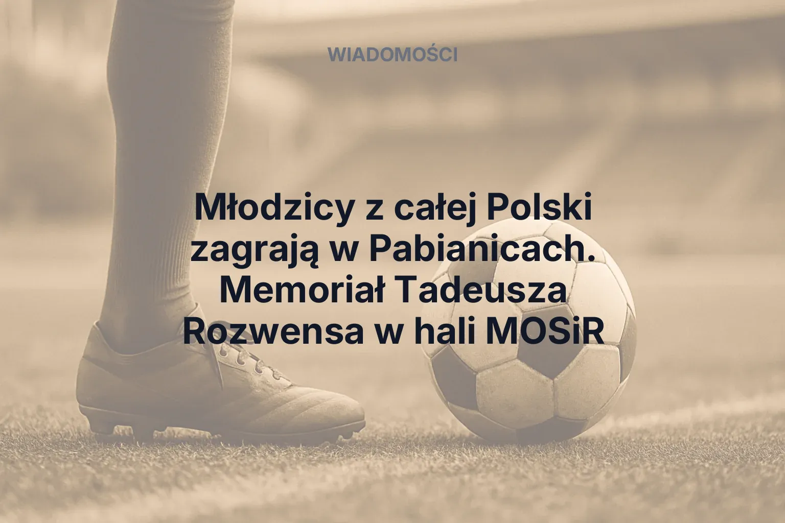 Miniatura: Młodzicy z całej Polski zagrają w Pabianicach. Memoriał Tadeusza Rozwensa w hali MOSiR