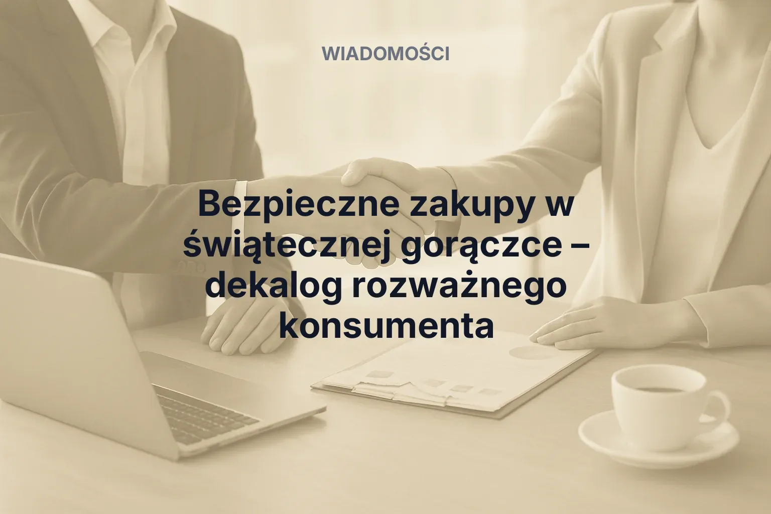 Miniatura: Bezpieczne zakupy w świątecznej gorączce – dekalog rozważnego konsumenta