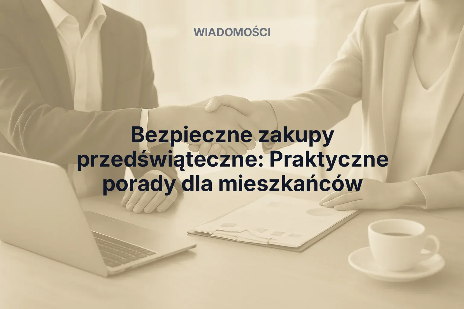 Miniatura: Bezpieczne zakupy przedświąteczne: Praktyczne porady dla mieszkańców