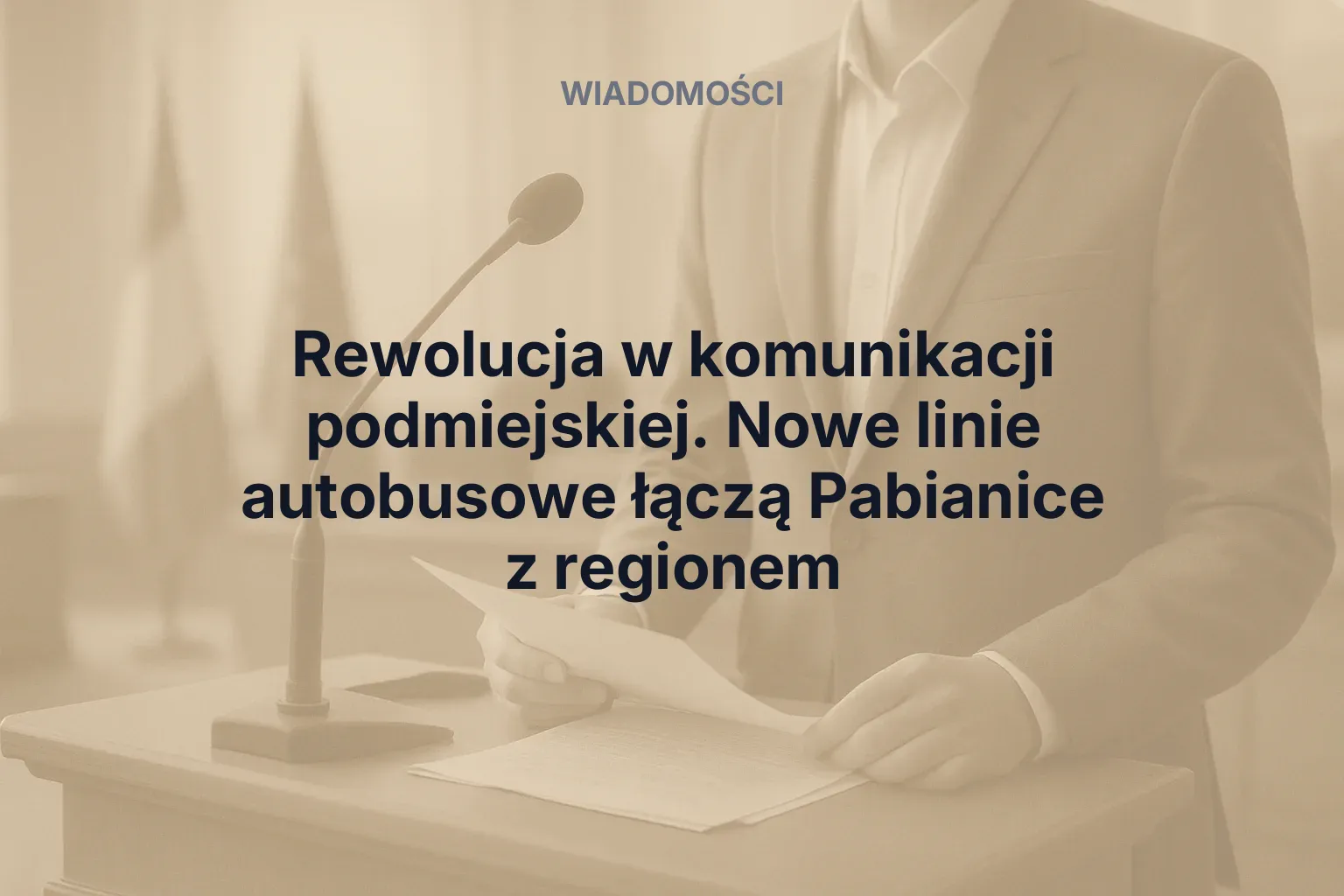 Miniatura: Rewolucja w komunikacji podmiejskiej. Nowe linie autobusowe łączą Pabianice z regionem