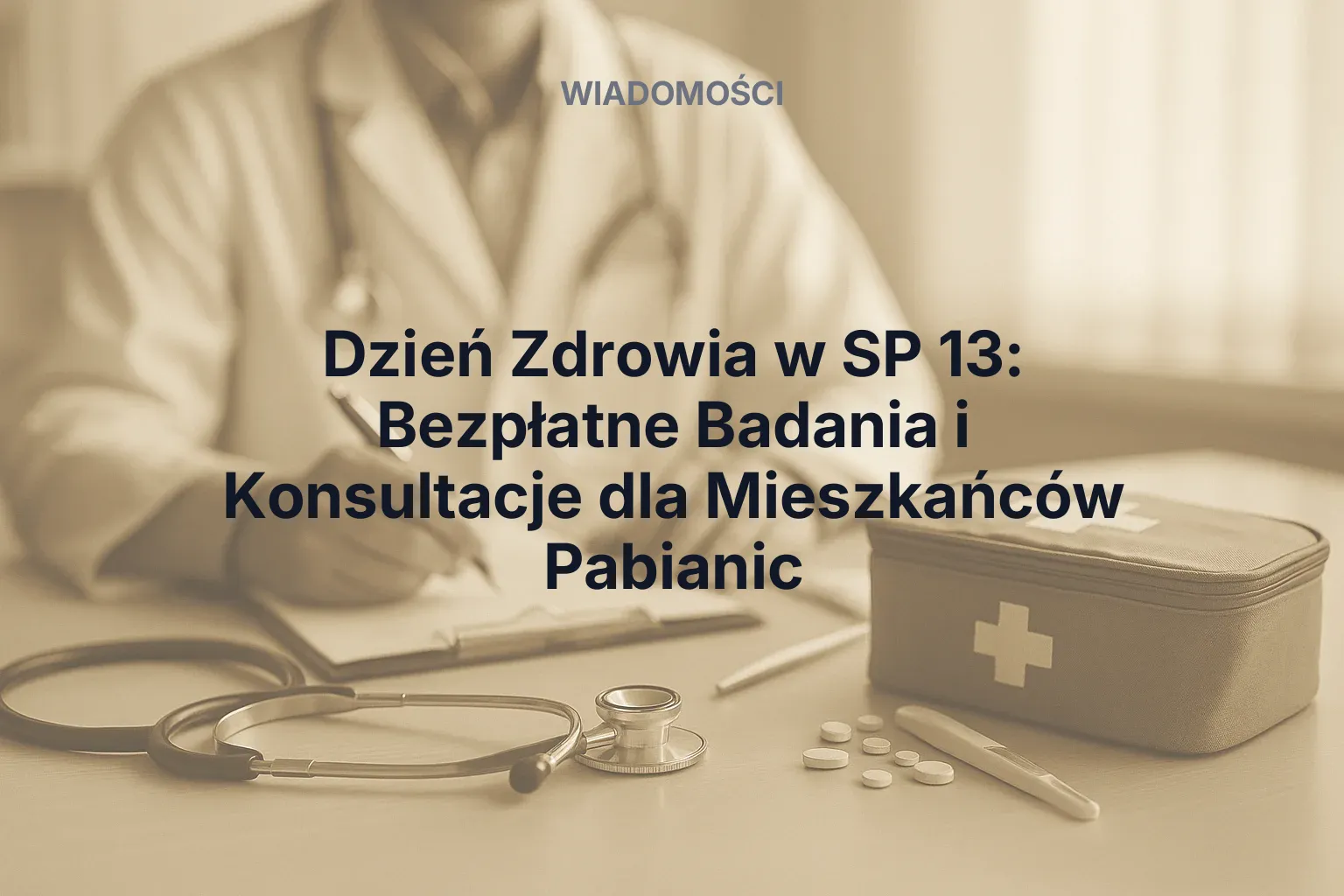 Miniatura: Dzień Zdrowia w SP 13: Bezpłatne Badania i Konsultacje dla Mieszkańców Pabianic