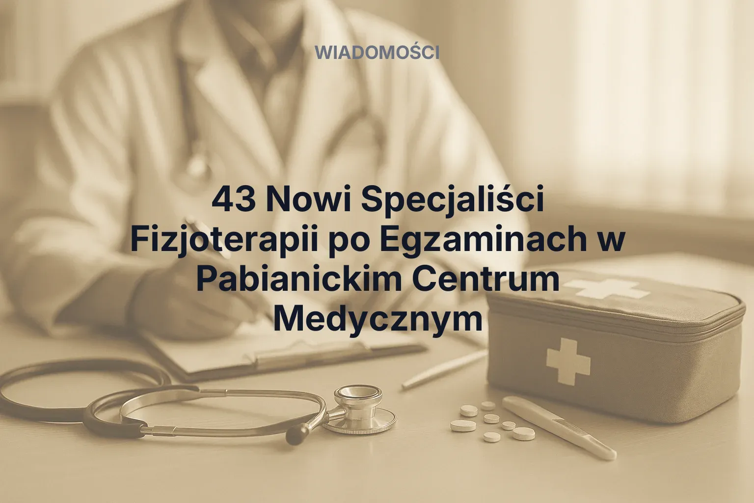 Miniatura: 43 Nowi Specjaliści Fizjoterapii po Egzaminach w Pabianickim Centrum Medycznym